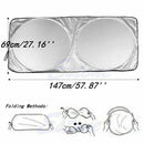 Auto Car Front Rear Window Foldable Visor Sun Shade Block Windshield New Co E4E9