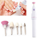 5 Bits Electric Nail File Drill Kit Tips Manicure Salon Pen Shape Set Makeup Pro