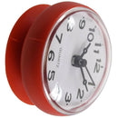 7cm Waterproof Kitchen Bathroom Shower Clock Suction Cup Sucker Wall Red M9H6