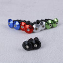 7/8 " 22mm Manopole Manubrio Moto Tappo Montaggio Morsetto Universale Nero 3C