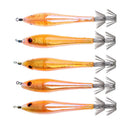 15Pcs 9.5cm Glow In Dark Luminous Fishing Lures Baits Squid Jigs Tackle Hook