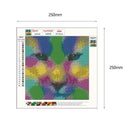 5D DIY Full Drill Diamond Painting Leopard Cross Stitch Embroidery Mosaic