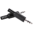 10 pcs 3.5mm 1/8" Audio Male Plug Jack Adapter Stereo Connector Headphone B