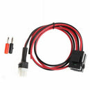 30A 1M Fuse 6 PIN Short Wave Power Supply Cord Cable For Yaesu FT-857D FT-8
