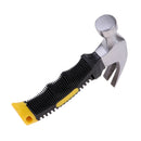 Outdoor Camping Non Slip Stubby Claw Hammer w/ Nail Pegs Starter Holder Heavy