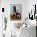 5D DIY Full Drill Diamond Painting Motorcycle Cross Stitch Embroidery Kit