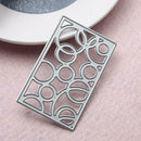 Circle Frame DIY Metal Stencil Scrapbook Embroidery Cutting Die Craft Card
