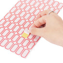 10sheets/pack LabelPaper Self-adhesive Stickers NameNote Price Tag Bar Sticke ^i