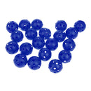 20 Pieces Plastic Hollow Golf Balls Perforated Practice Training Ball Blue