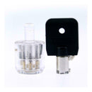 7 pins Tubular Lock Transparent practice lock with New key D2S5