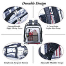Heavy Duty Clear Backpack,Security Transparent School Backpack,See Through