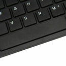Black Ultra-thin Quiet Small Size 78 Keys Mini Multimedia USB PC Laptop Keyboard