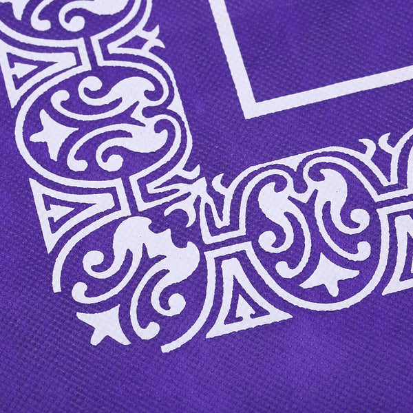 1pc 49*49cm Tarot game tablecloth non-woven material board game purple color Z