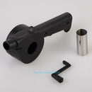 Hand Crank BBQ Fan Air Blower Powered Fire Bellows Outdoor Camping Cooking Tool