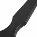 Black 4 x 4cm Plastic Flat Handle Anti Static ESD Brush