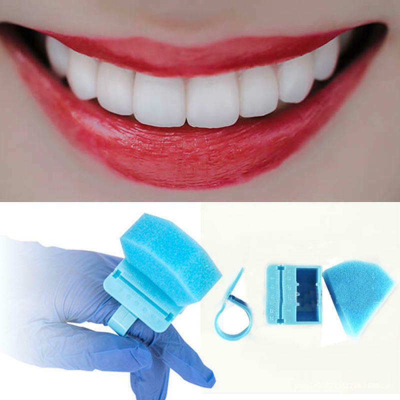 2pcs Oral Care Sponge Swabs Dental Tooth Cleaning Green IVP DOA