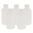 5x Plastic Empty Mouth Graduated Lab Chemical Container Reagent Bottle 250ml