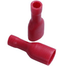 100pcs Female Spade Insulated Electrical Crimp Wire Connector Terminal 18-2