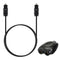 1m Digital Optical Audio Toslink Cable Cord +1 IN 2 OUT Splitter Adapter