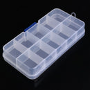10 Slots Compartments Fishing Hook Bait Lure Box Tackle Storage Container Case