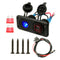Dual USB Charger Socket Waterproof Power Outlet Fast Charge with Wire and Fuse