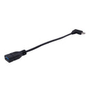 20Cm 90 Degree Angled Usb Type C 3.1 Male To Usb Type A 3.0 Female Otg Data