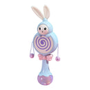 Musical Flashing Baby Rattles Hand Bells Rabbit Educational Toys (Blue)