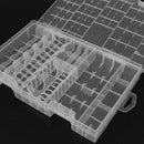 Rack Transparent AA AAA C D 9V Hard Plastic Battery Case Holder Storage Box