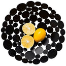 Modern Creative Fruit Basket Bowl Kitchen Counter, Large Openwork Metal Iro
