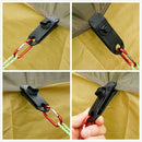 4Pcs Tent Clips Heavy Duty Windproof Awning Clamp Tent Cloth Clips Access OZ