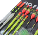 Lots 15pc Fishing Lure Floats Bobbers Slip Drift Tube Indicator Assorted Sizes