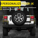 Tail shade tail lamp frame head flat tail lamp protective cover for Jeep Wr