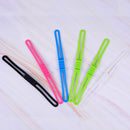 5Pcs silicone strap bike front light holder bicycle handlebar fixing tie FT