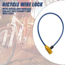 Metal Bicycle Lock Universal MTB Road Bike Anti Theft Security Lock (Blue)