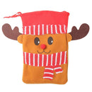 Non-Woven Christmas Kids Candy Bag Drawstring Gift Packing Pouch (Elk)