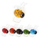 30x Ladybug Orchid Clips Plant Stem Stalks Vines Grow
