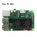 Raspberry Pi Dual Fan With Heat Sink Ultimate Double Cooling Fans Cooler Fo Q8M2