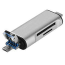 5-In-1 Mobile Phone Adapter Type C / Usb / Micro-Usb Sd Tf Memory Card Read U4I8