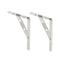 4pcs Triangle Shelf Brackets Stainless Steel Wall Mounted Shelf Support 6inch