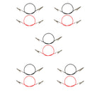 10pcs Copper Double Ended Alligator Clips Electrical DIY Test Leads Alligator