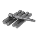 10Pcs Magnetic Hexagon Screwdriver Bit Steel 1/4 Inch Hex Shank Screw Drive