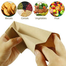Kraft Paper Food Carrier Bags Takeaway With Flat Handles (180 * 50 * 90 mm)