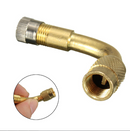 Car Air Tire Tyre Valve Extension Stem Extender Brass 90 Degree VVALV8770