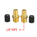 2x 1/8" NPT MPT Solid Brass Air Compressor Tank Fill Valve Schrader Accessories