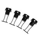 4Pcs 5.5cm Black Plastic Hull Drain Plug Universal for Kayaks Canoes Boats