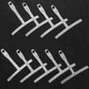 9Pcs Understring Radius Gauge for Guitar Bass Setup Builder Luthier Tools Supply