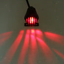 Motorcycle Grill LED Tail Light Brake Lamp for Bobber Chopper Black