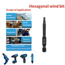 2X(10Pcs Wrench Drill Bit Set Magnetic Tips Quick Release Shank For Easy At