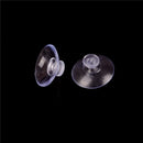 50Pcs Clear Transparent Hanger Room Kitchen Bathroom Suction Cup Sucker 20mm ME