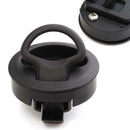 4Pcs Round Black Flush Pull Slam Latch for RV Boat Marine Deck Hatch Door R
